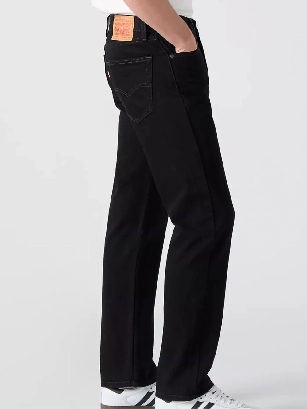 NWT Men's Levi's 505 Regular jean black 42 X 34 Big and Tall zip fly straight